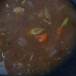 すき焼きのタレでとろみスープ
